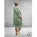 AKH Big Long Shirt Windy Blauw-Lime-Turquoise